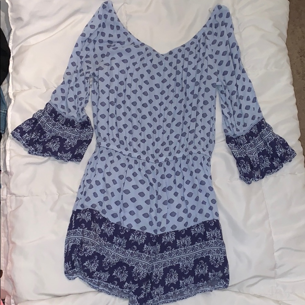 Blue romper